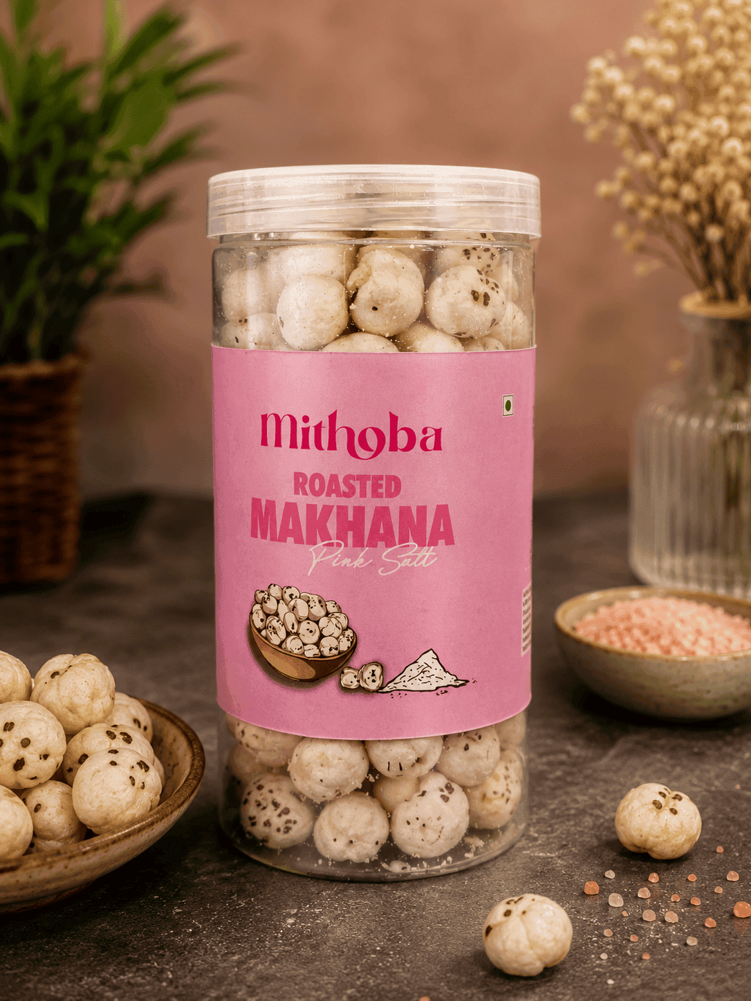 Roasted Makhana (Pink Salt)