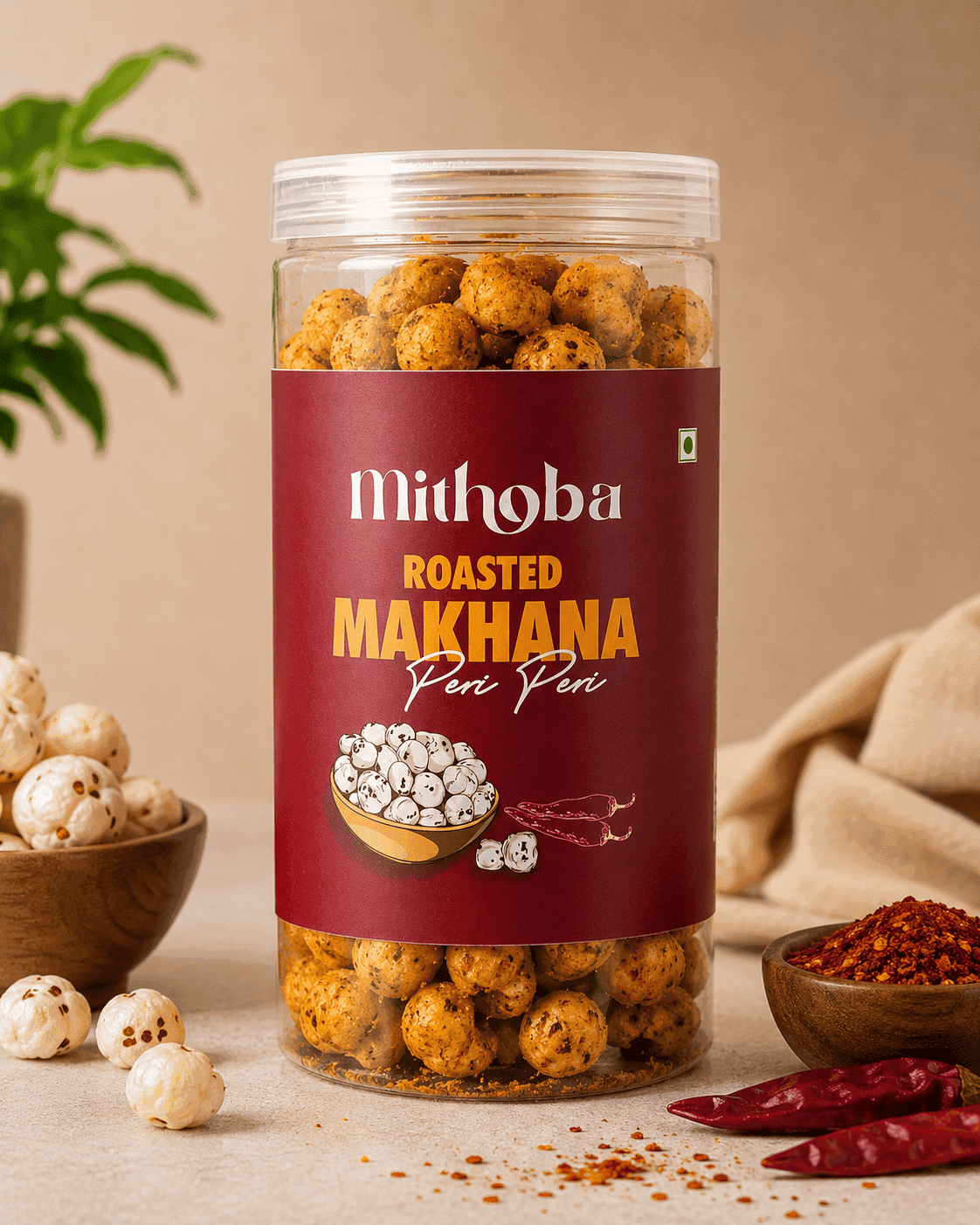 Roasted Makhana (Peri Peri)